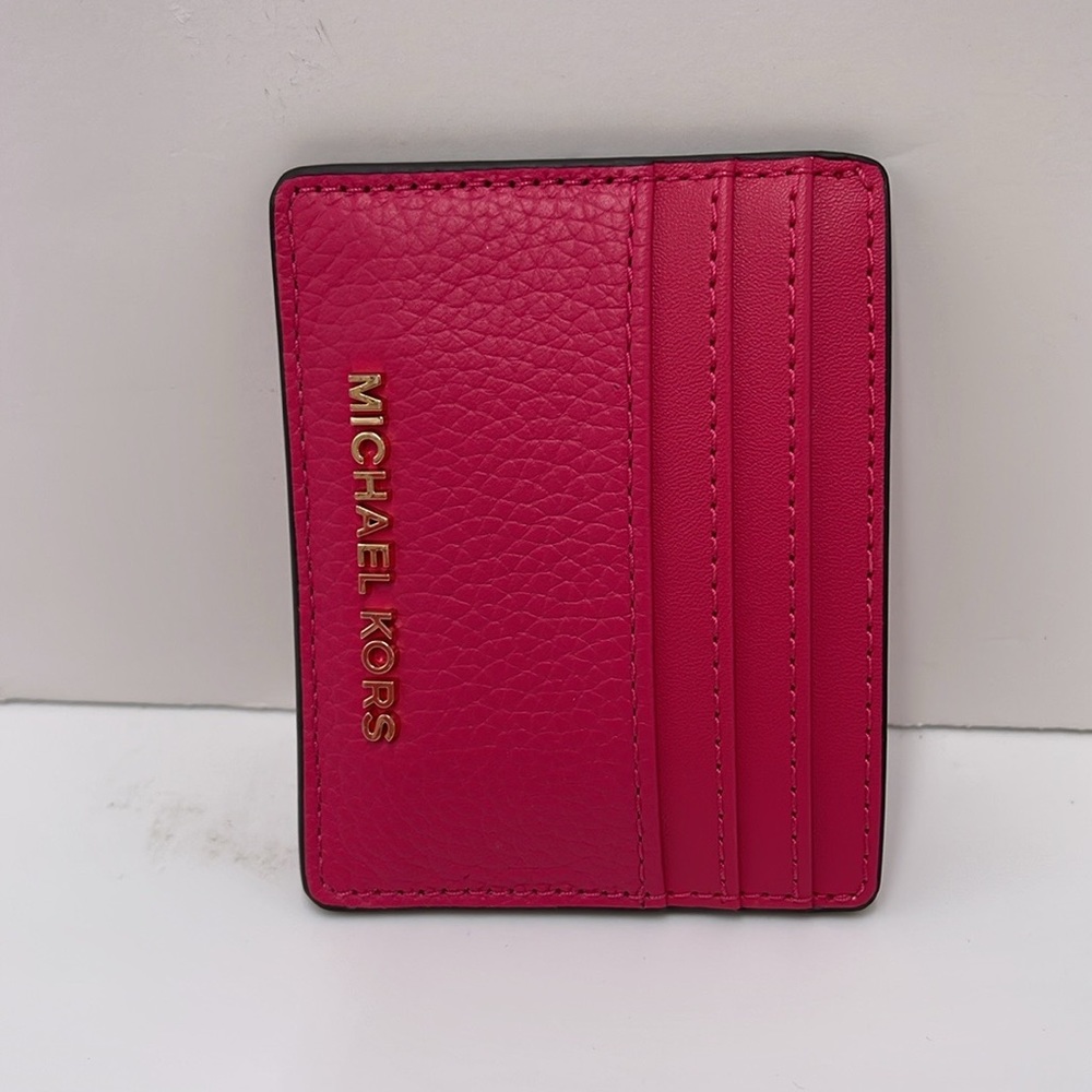 MICHAEL KORS
Large Pebbled Leather Card Holder Case
Electric Pink 
NWT - Picture 4 of 16